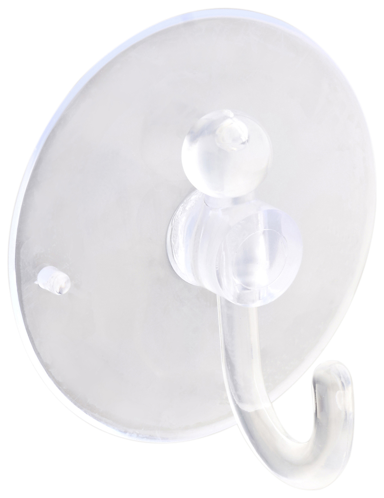 Wickes Clear 40mm Suction Hooks - Pack of 5