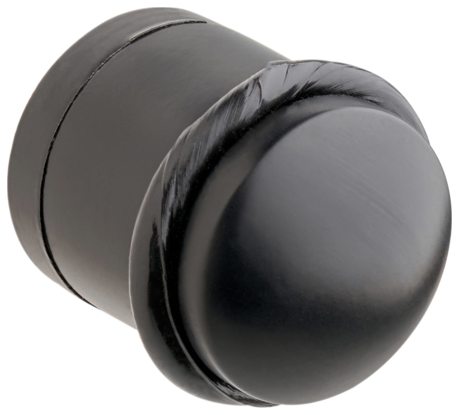 Wickes Cylinder Door Stop - Matt Black