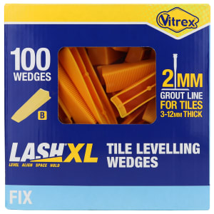 Vitrex LASHXL Tile Levelling Wedges - Pack of 100
