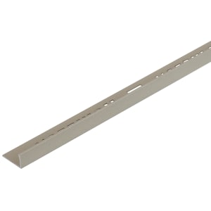 Homelux 10mm Sandstone Metal Straight Edge Tile Trim - 2.5m
