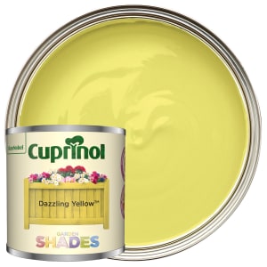 Cuprinol Garden Shades Matt Wood Treatment - Dazzling Yellow 125ml