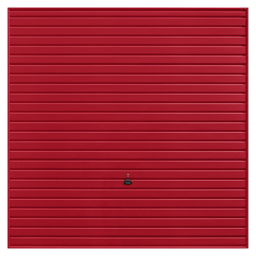 Garador Horizon Frameless Canopy Garage Door - Ruby Red - 2134mm