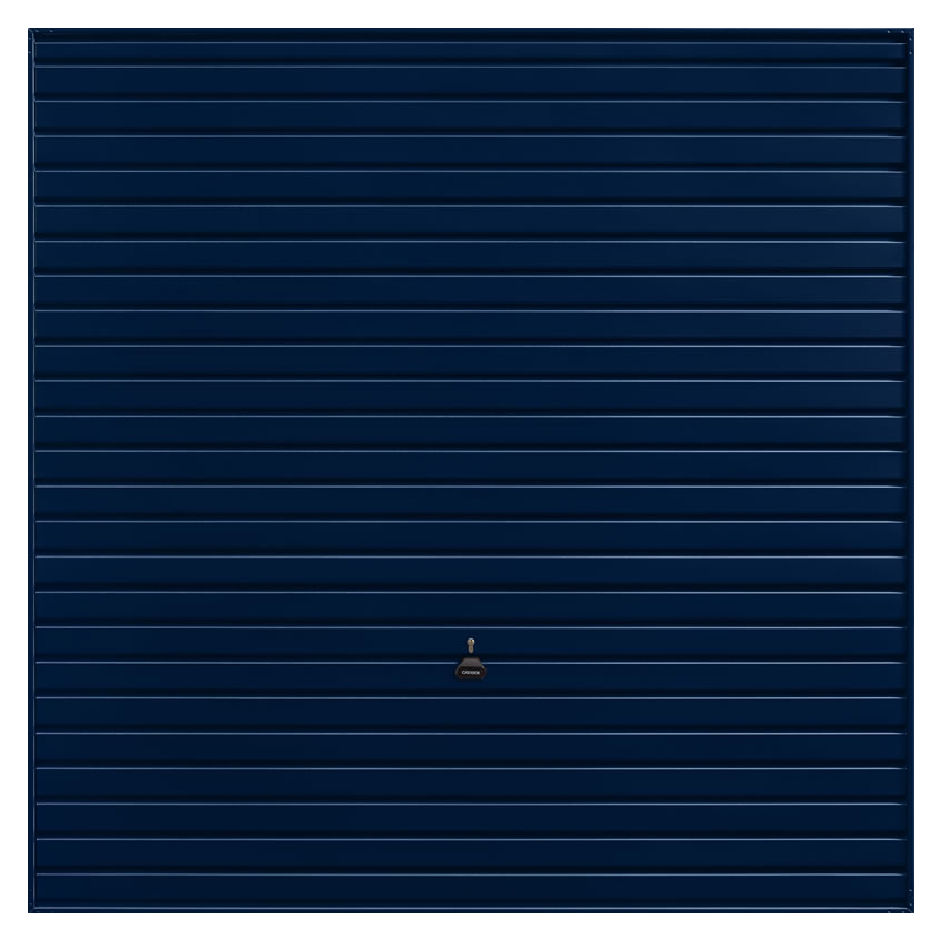 Garador Horizon Framed Retractable Garage Door - Steel Blue - 2134mm
