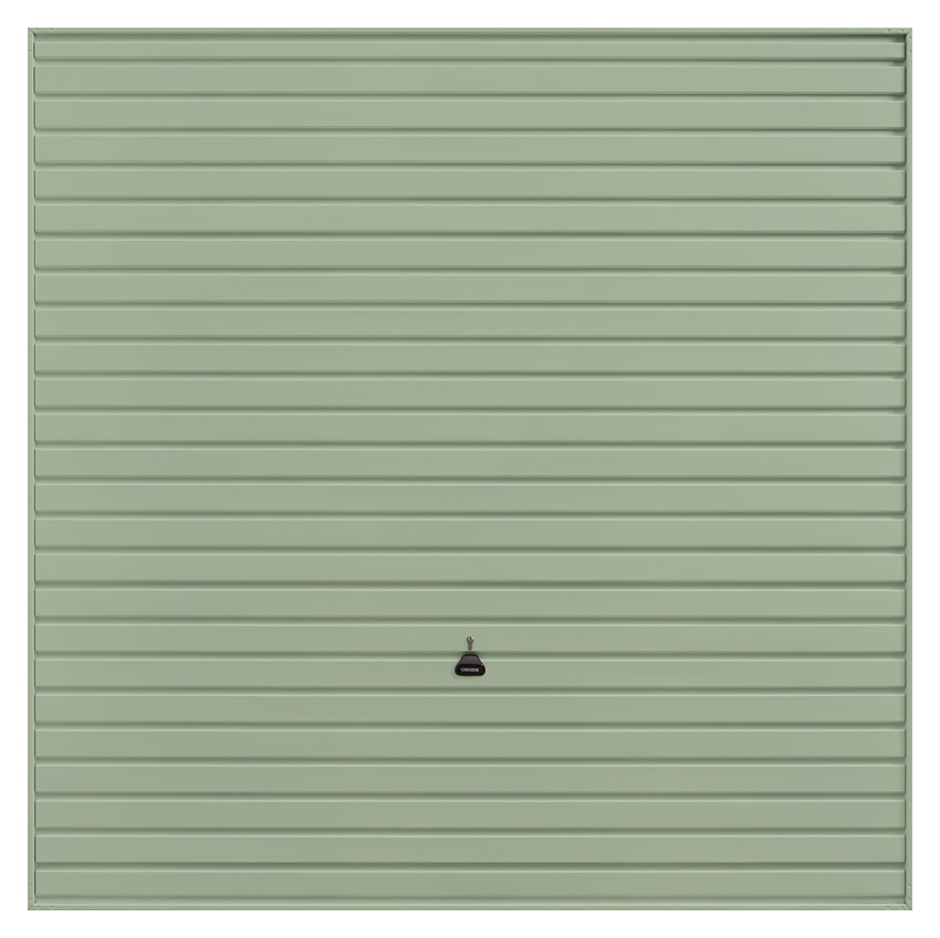 Garador Horizon Framed Retractable Garage Door - Chartwell Green - 2134mm