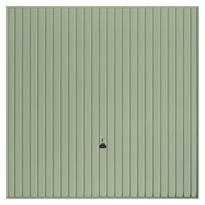 Garador Carlton Vertical Framed Retractable Garage Door - Chartwell Green - 2134mm