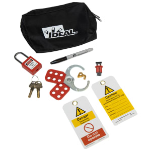 IDEAL Industries 44-924 Domestic Installer Lockout / Tagout Kit - Pack of 10