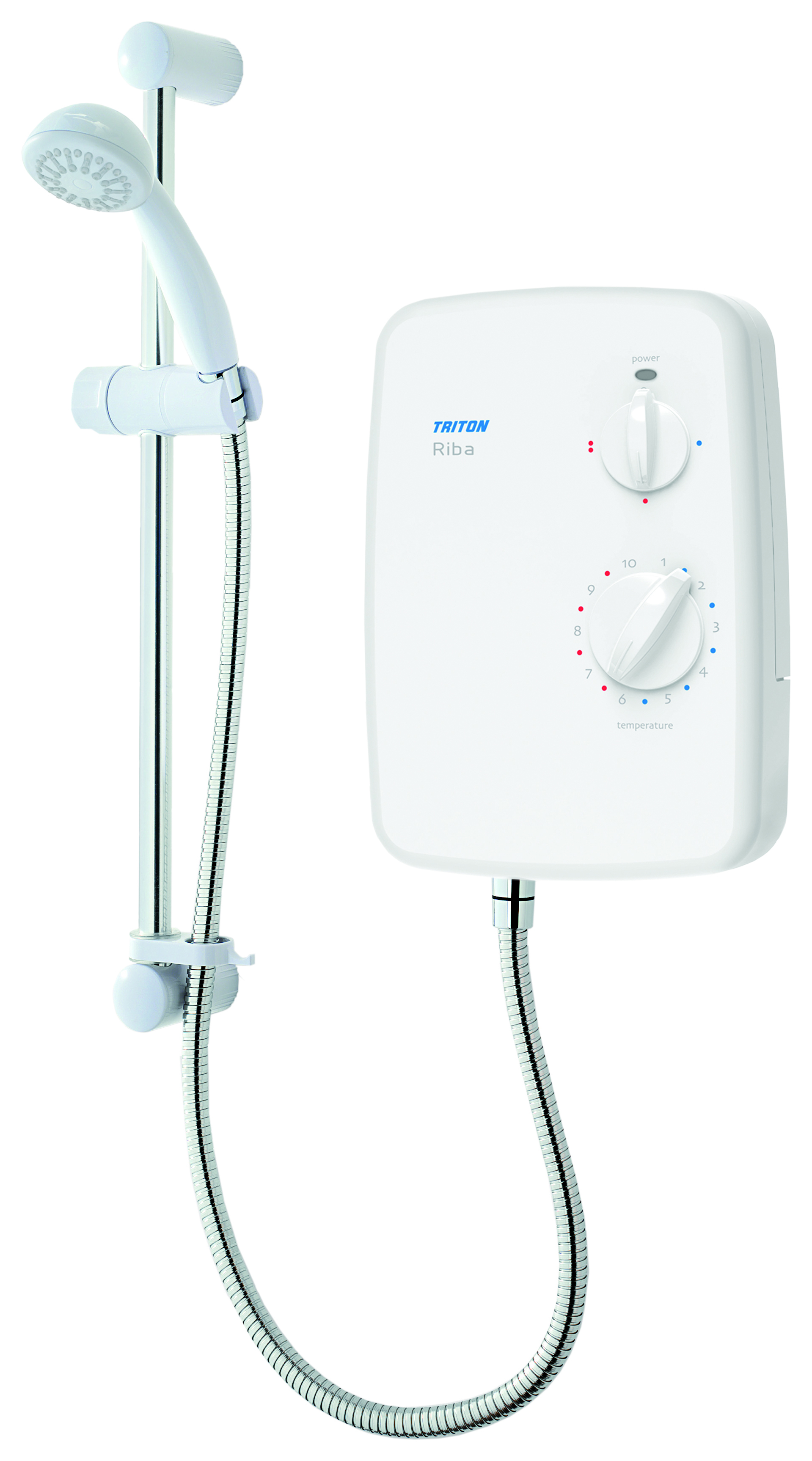 Triton Riba 10.5kW Electric Shower - White