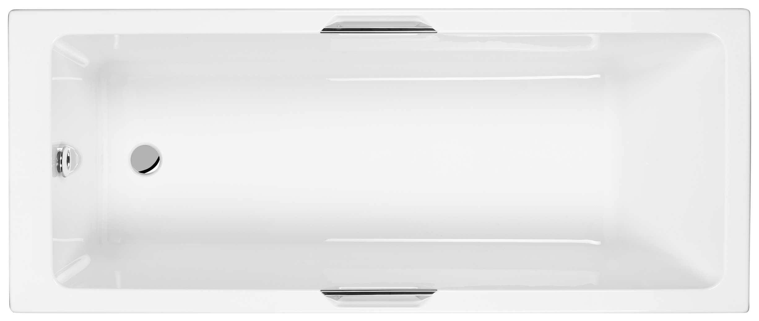 Carron Quantum Integra Single Ended No Tap Hole Twin Grip Carronite Bath With Front Bath Panel - 1700 X 700mm