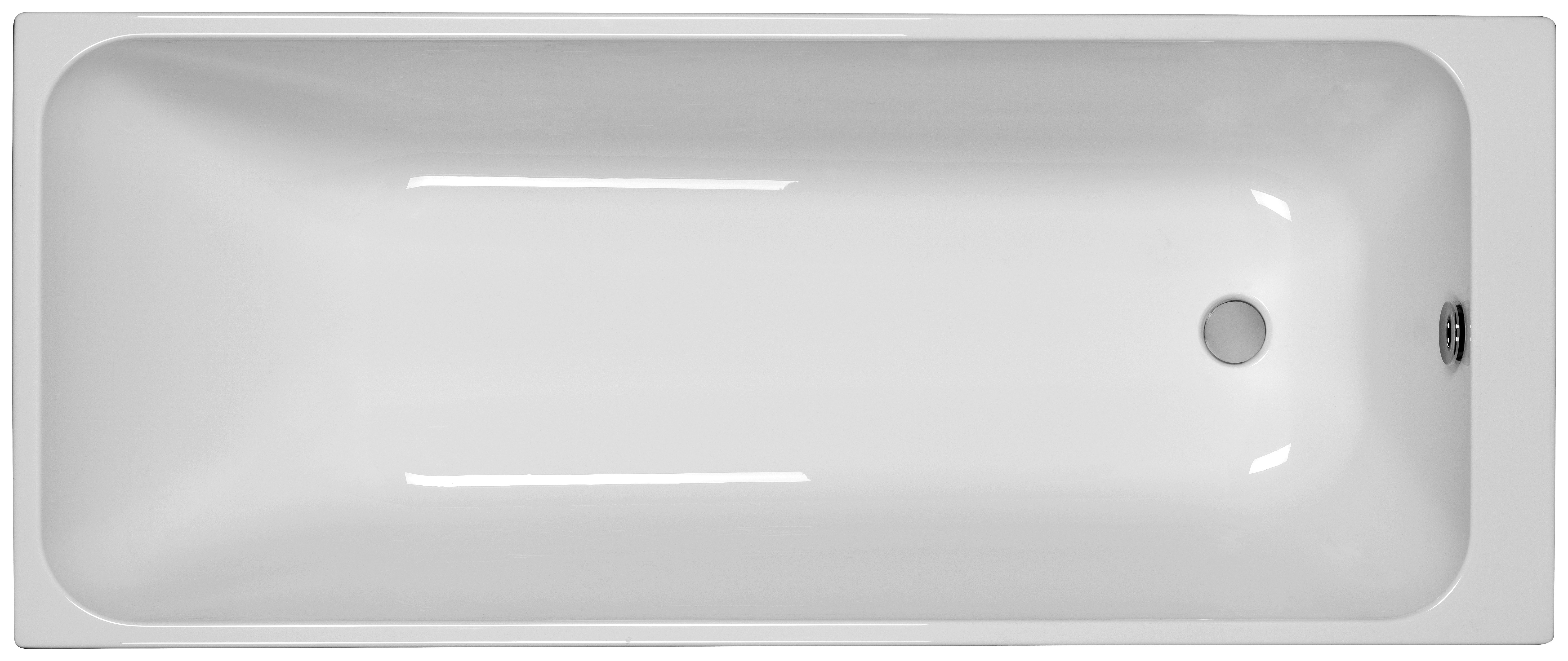 Carron Profile Single Ended No Tap Hole Carronite Bath With Front Bath Panel - 1700 X 750mm