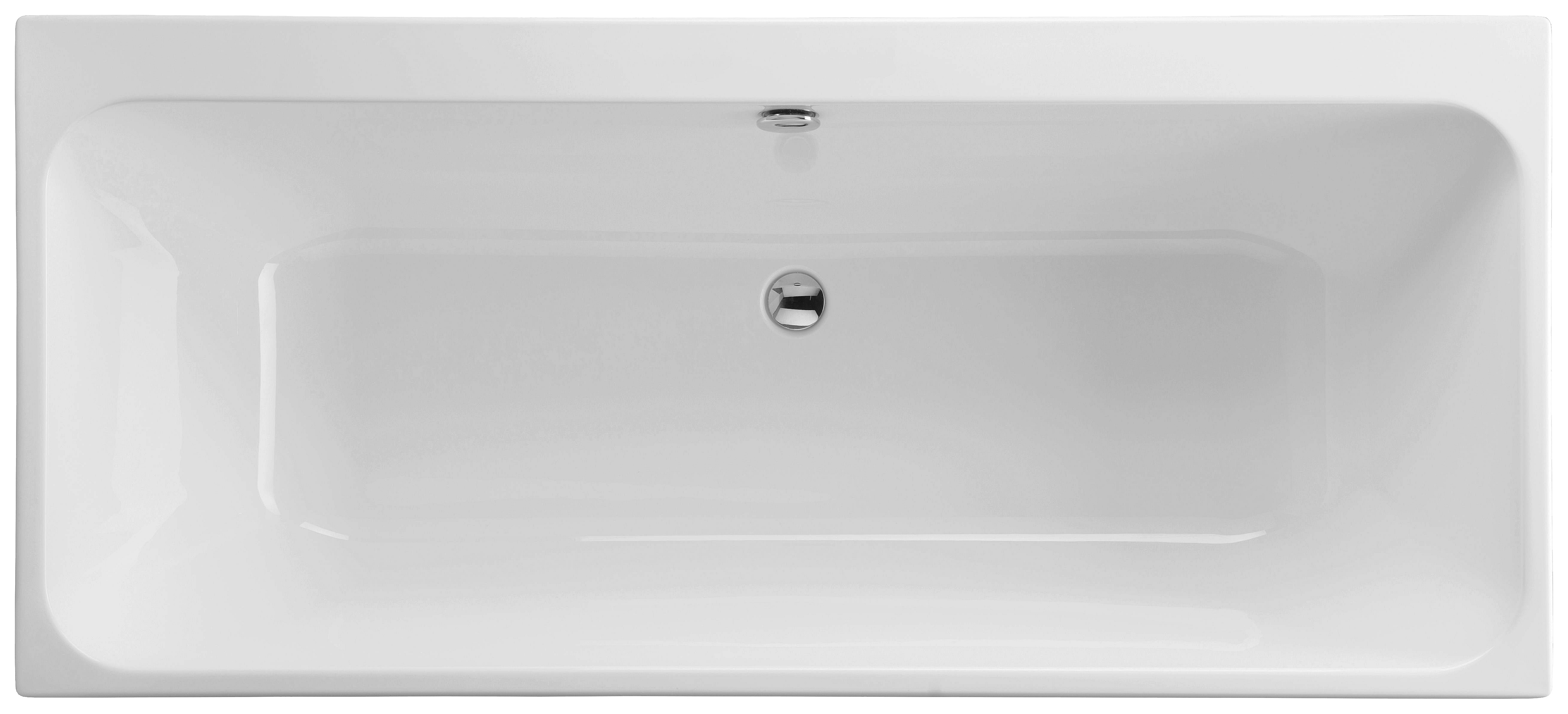 Carron Profile Double Ended No Tap Hole Carronite Bath With Front Bath Panel - 1700 X 700mm