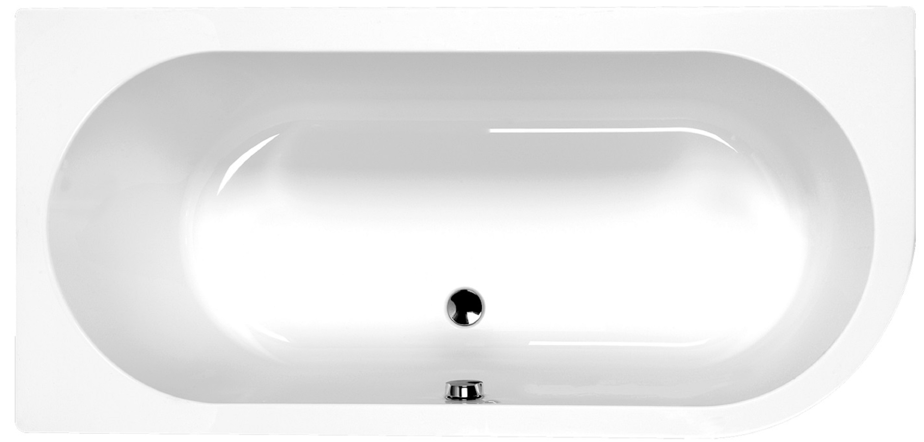 Carron Status Single Ended No Tap Hole LH/RH Bath with Front Bath Panel - 1600 x 725mm