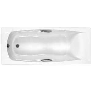 Carron Imperial Single Ended No Tap Hole Twin Grip Carronite Bath with Front Bath Panel - Various Sizes