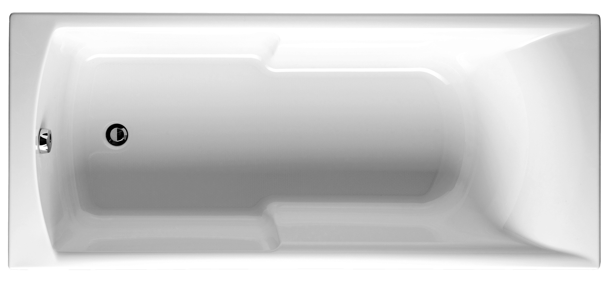Carron Axis Single Ended No Tap Hole Carronite Bath With Front Bath Panel - 1600 X 700mm