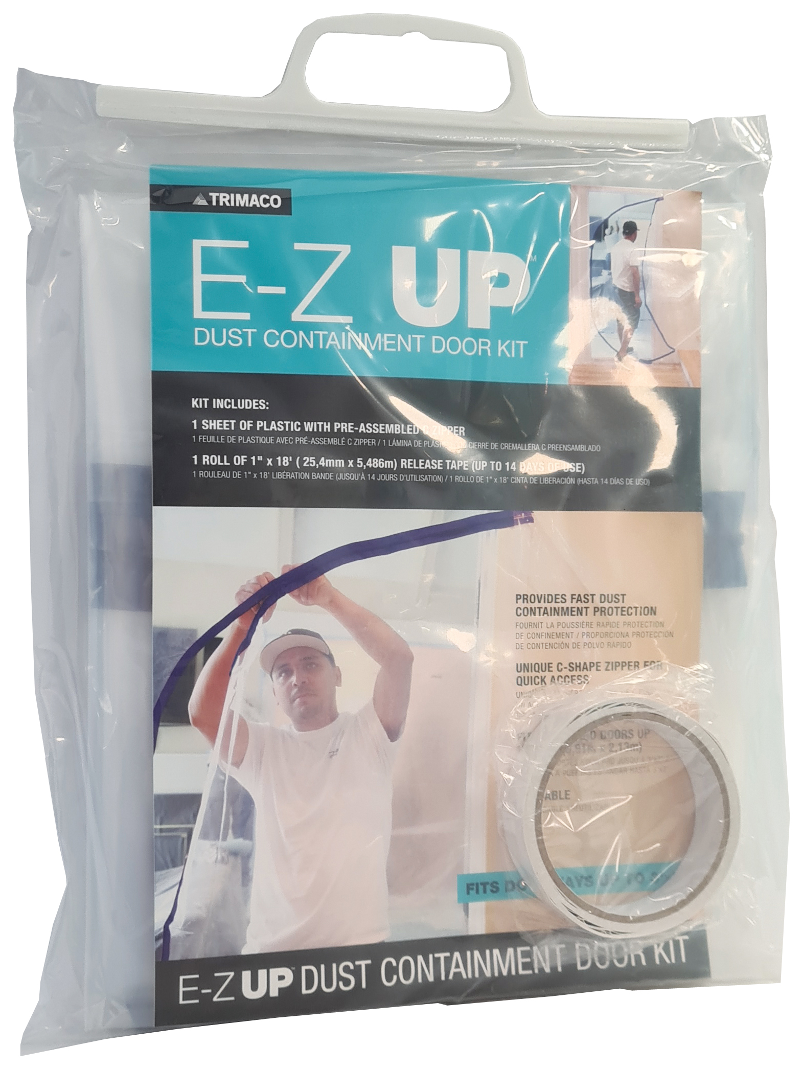 Trimaco E-Z Up Dust Containment Door Kit - Pack of 6