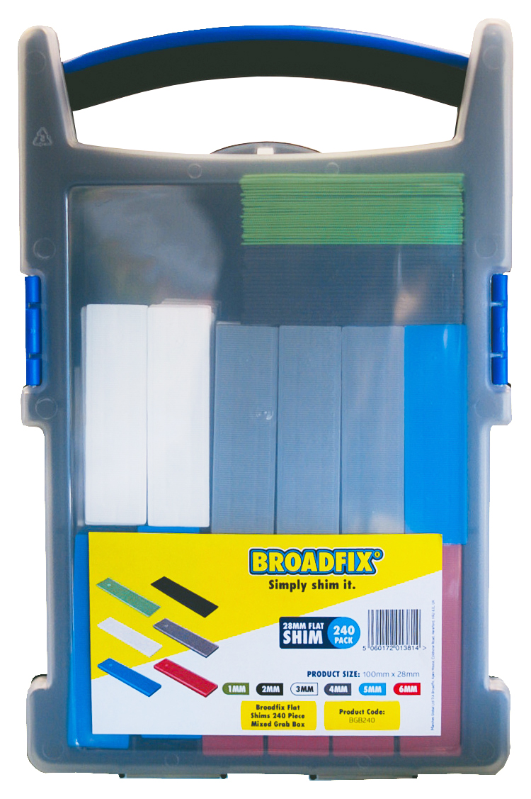 Broadfix Assorted 28mm Flat Packer 240 Piece Grab-Box