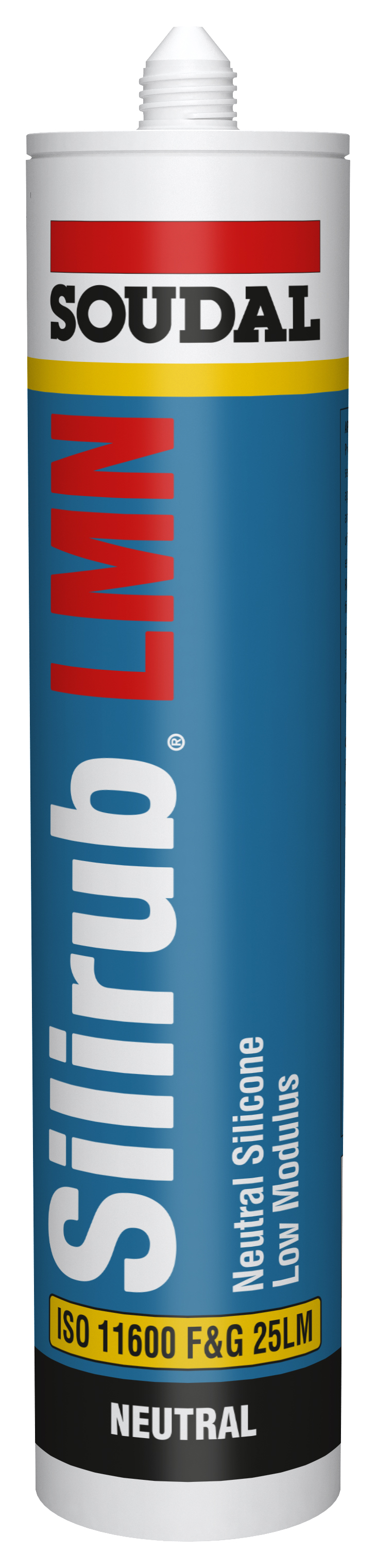 Soudal Silirub LMN Frame Silicone Sealant Anthracite Grey - 300ml