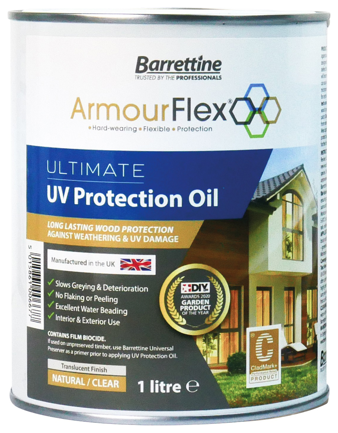 Barrettine Armourflex Ultimate UV Protection Oil - 1L