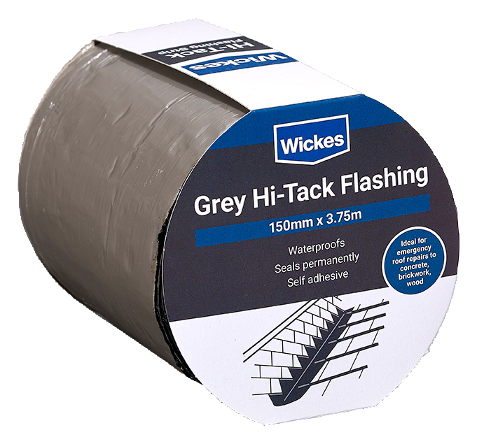 Wickes Grey Self Adhesive Hi-Tack Flashing Strip - 150mm x 3.75m