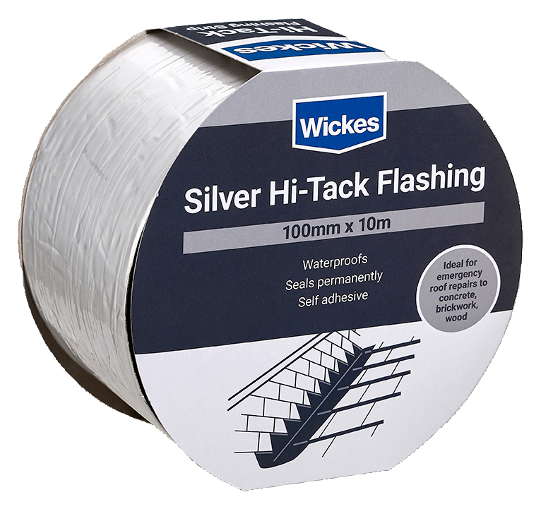 Wickes Aluminium Self Adhesive Hi-Tack Flashing Strip - 100mm x 10m