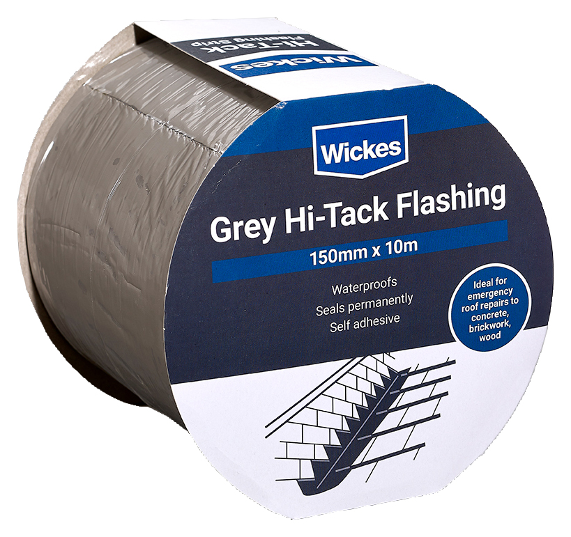 Wickes Grey Self Adhesive Hi-Tack Flashing Strip - 150mm x 10m