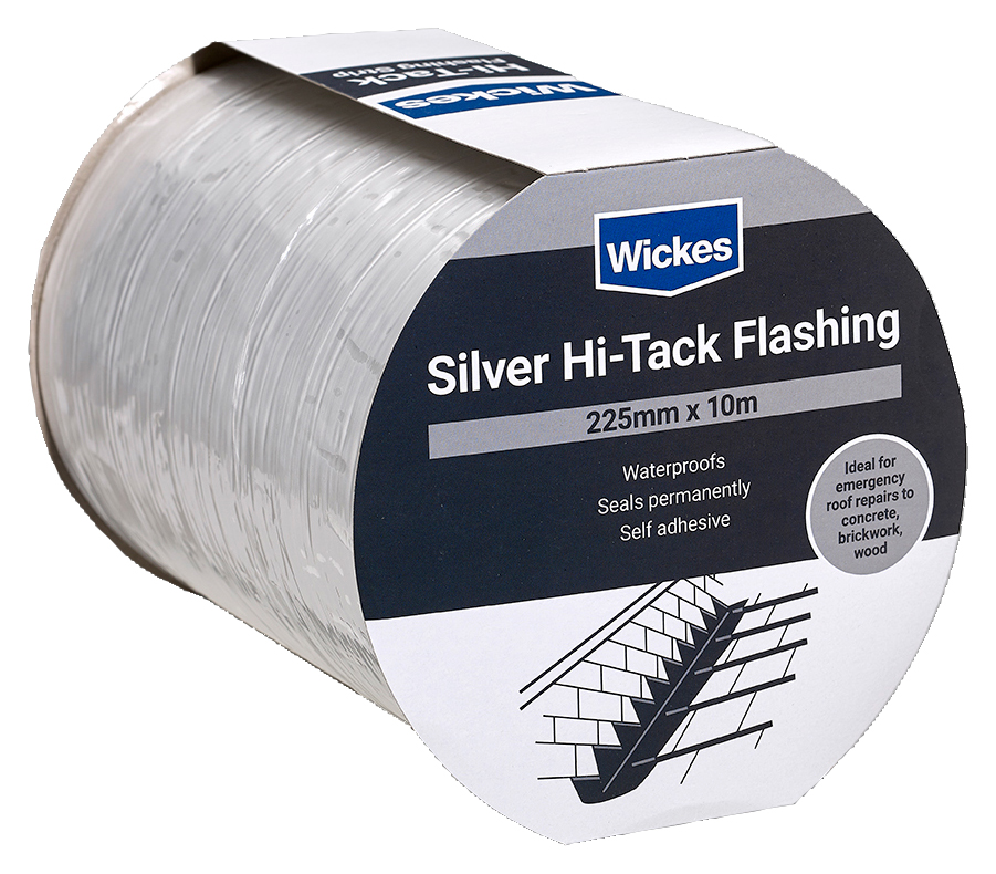 Wickes Aluminium Self Adhesive Hi-Tack Flashing Strip - 225mm x 10m