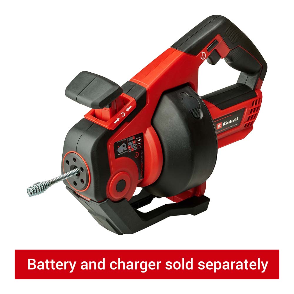 Einhell Power X-Change 18V Cordless Drain Cleaner -