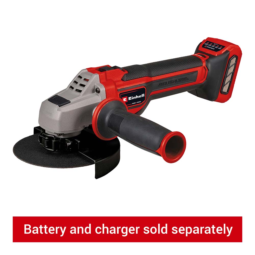 Einhell Power X-Change 18V Cordless Brushless 125mm Angle Grinder - Bare