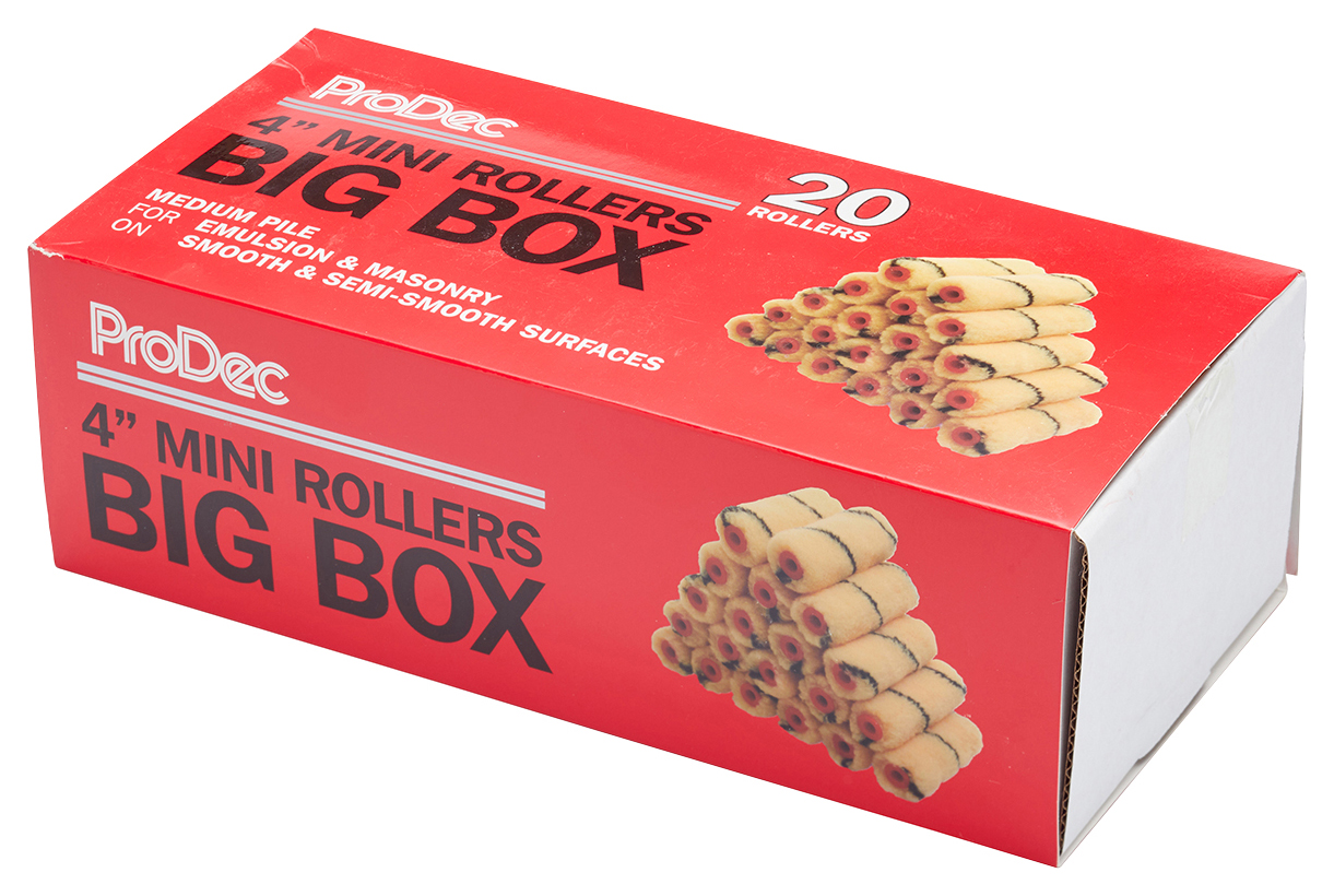 ProDec Big Box Medium Pile Emulsion Mini Rollers - 20 Pieces