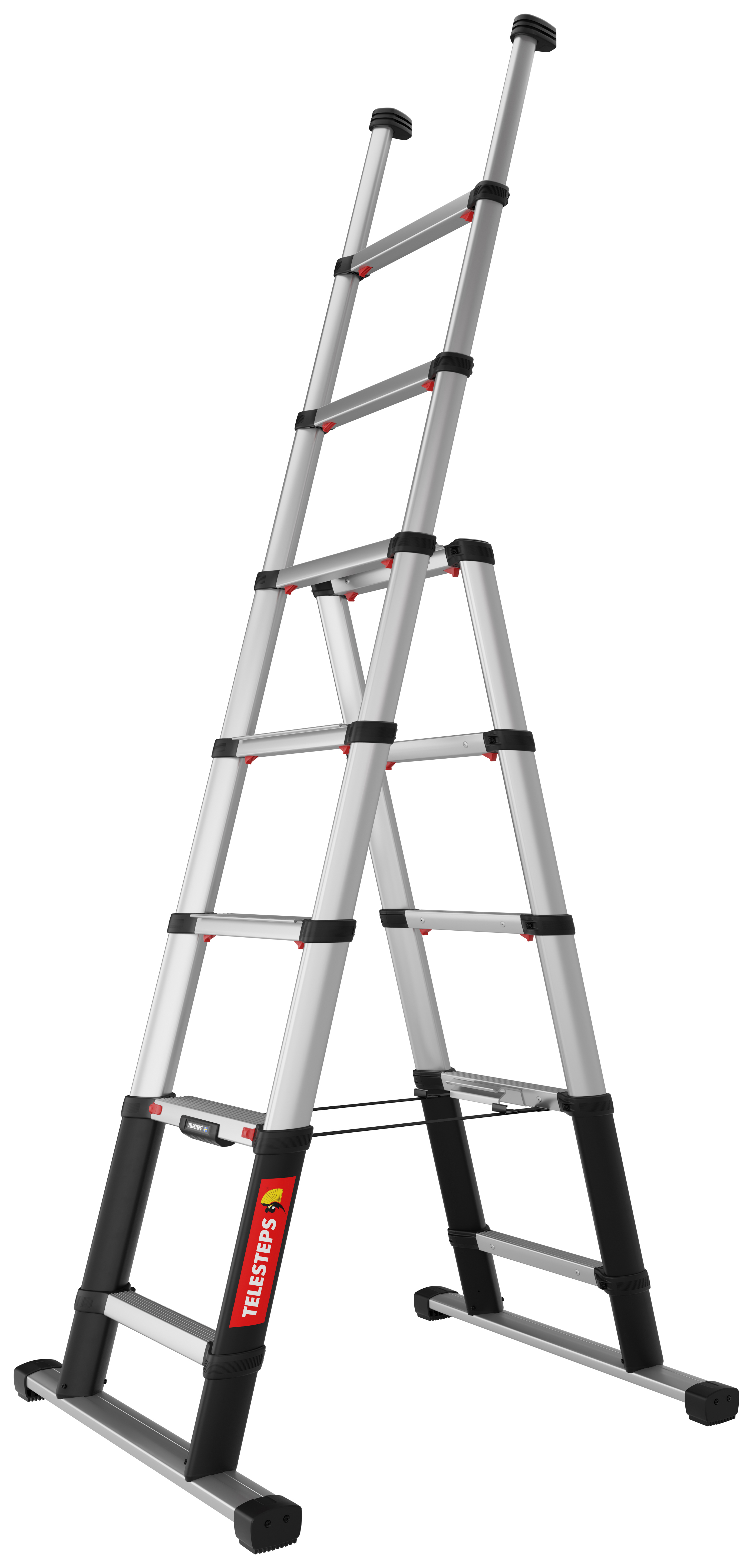 Telesteps 2.3m Aluminium Telescopic Combi Line Ladder - Max Height 3.1m