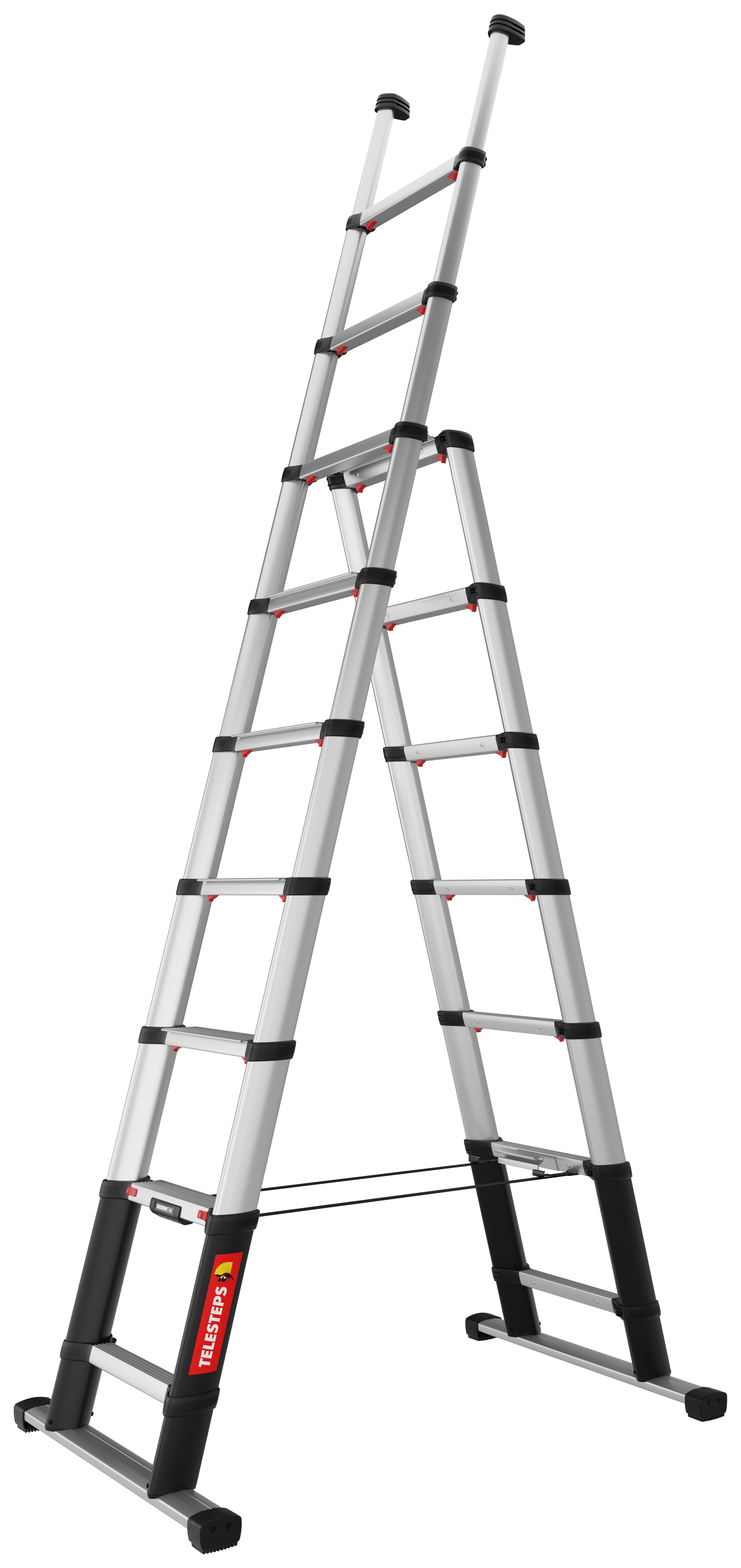 Telesteps 3m Aluminium Telescopic Combi Line Ladder - Max Height 3.8m