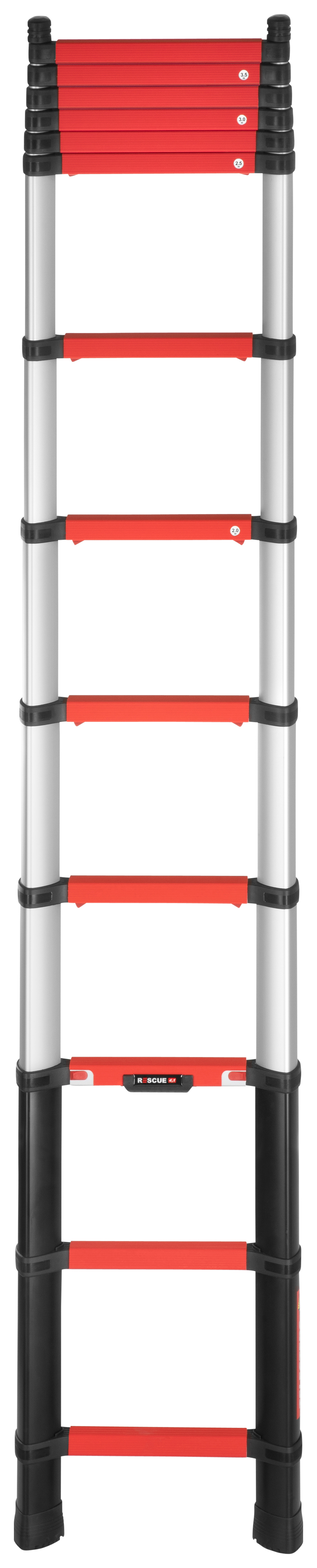 Telesteps Telescopic Aluminium Rescue Line Firefighters Ladder - Max Height 4.1m