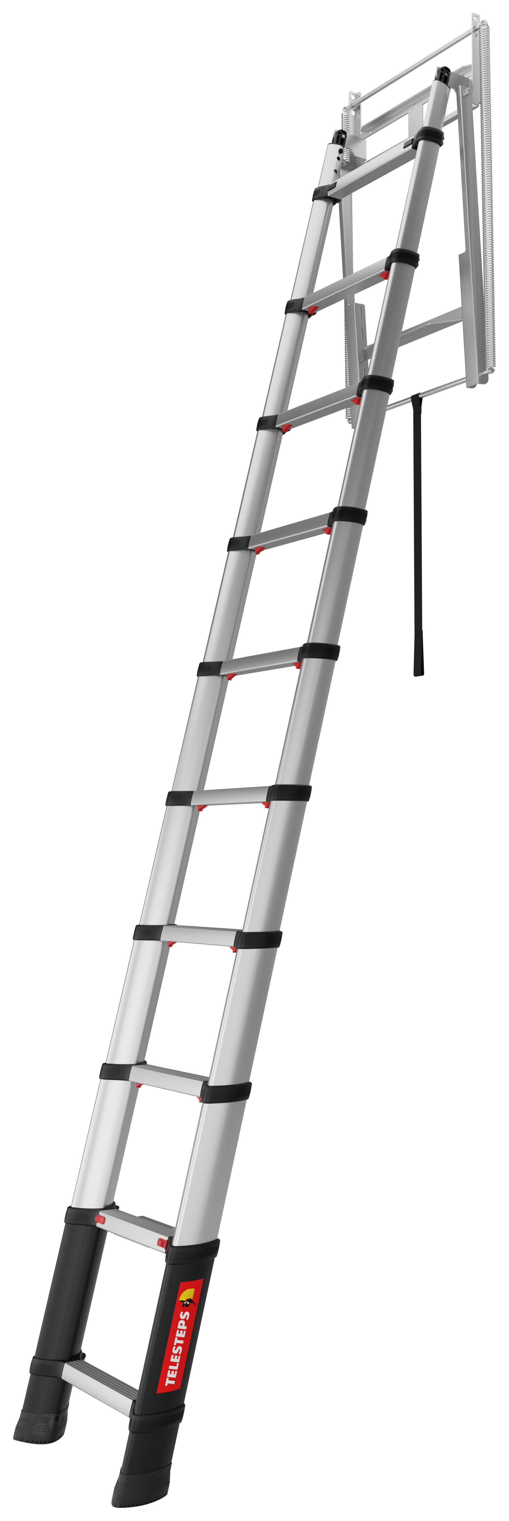 Telesteps Maxi 10 Tread Aluminium Loft Ladder Max Height 2.8m Wickes