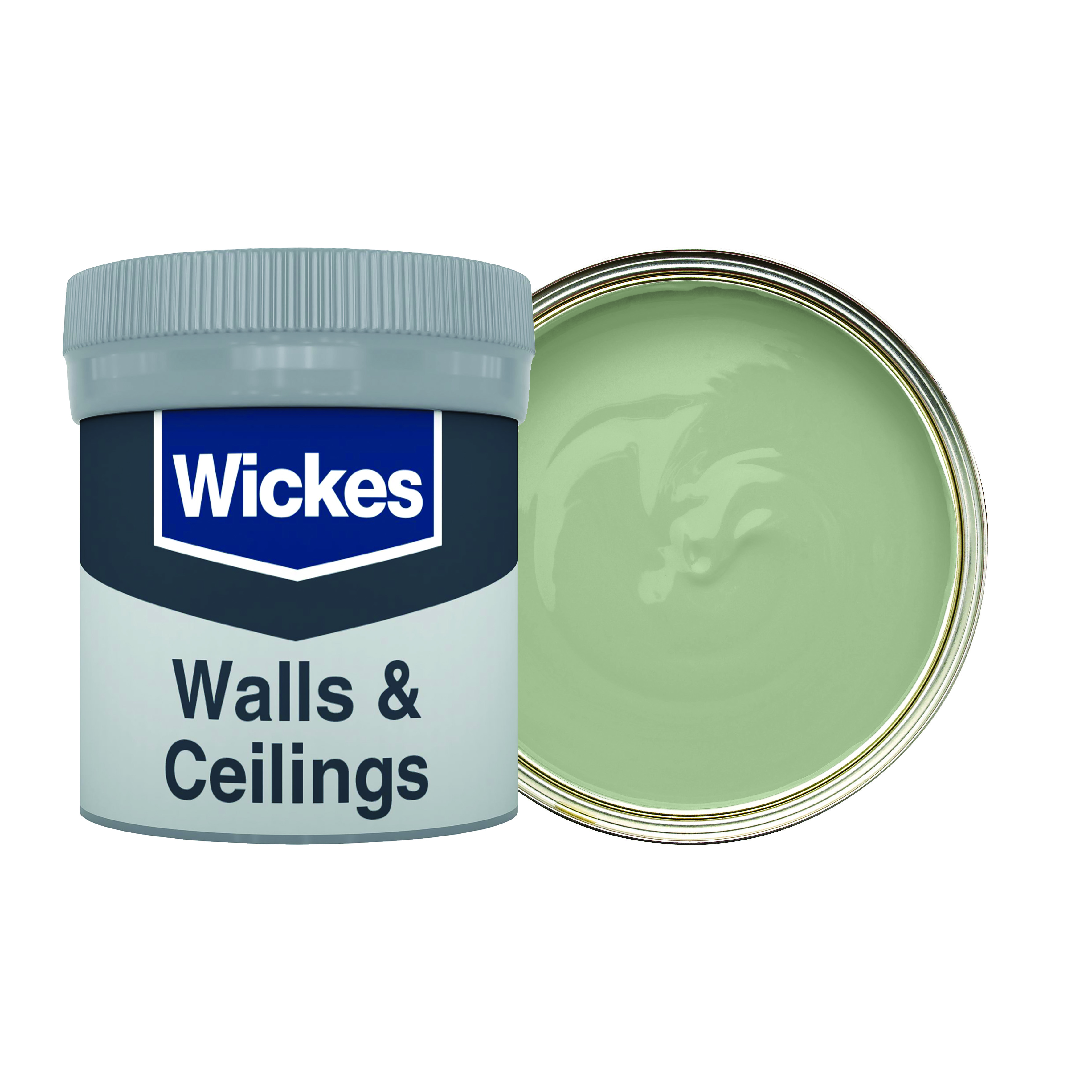 Wickes Matt Emulsion Paint By Kimberley Walsh Tester Pot - Subtle Sage No.806 - 50ml