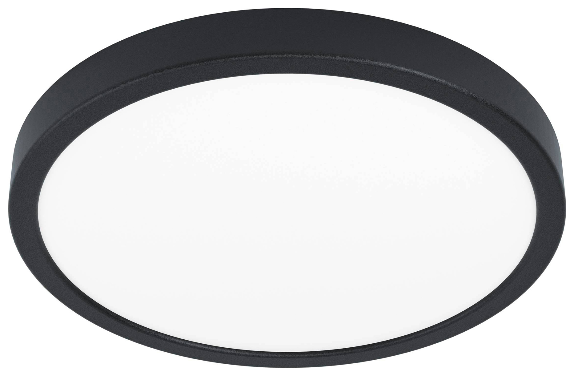 Eglo Fueva 5 1-Light LED Circular Ceiling Light - Black