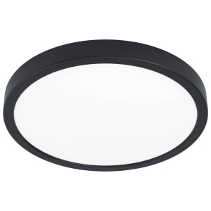 Eglo Fueva 5 1-Light LED Circular Ceiling Light - Black