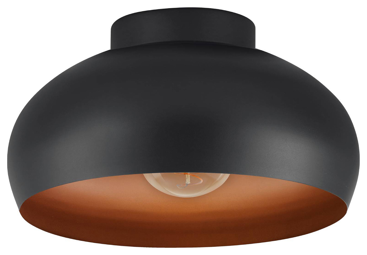 Eglo Mogano 2 Ceiling Light - Black / Copper