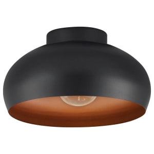 Eglo Mogano 2 Ceiling Light - Black / Copper