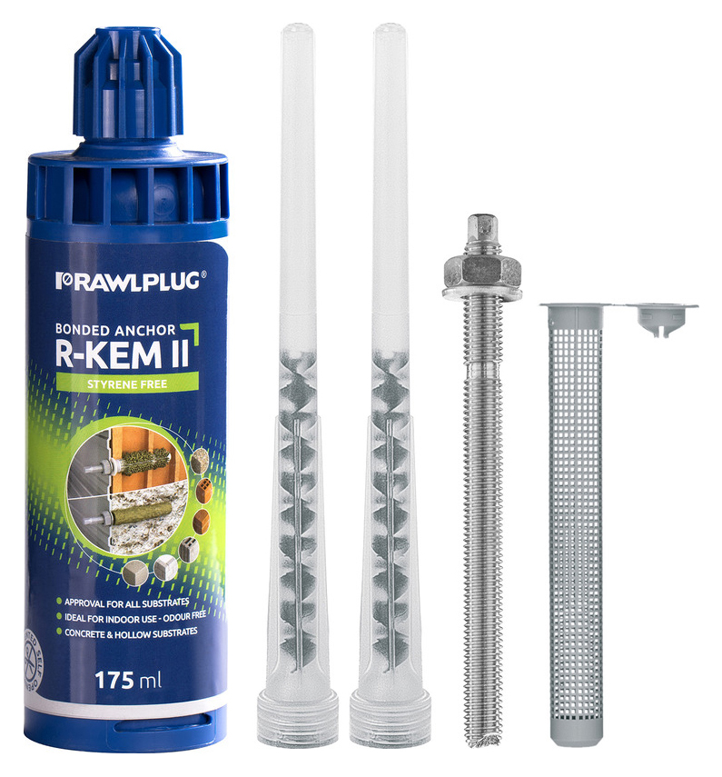 Rawlplug R-KEM-II Polyester Resin Kit - 175ml