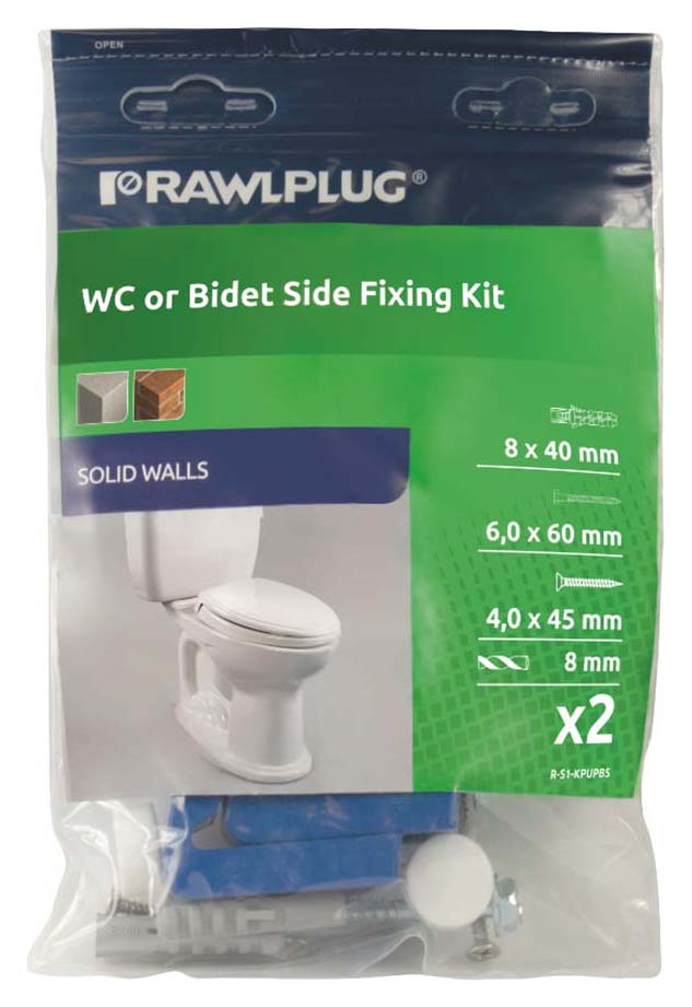 Rawplug WC/Bidet Side Fixing Kit