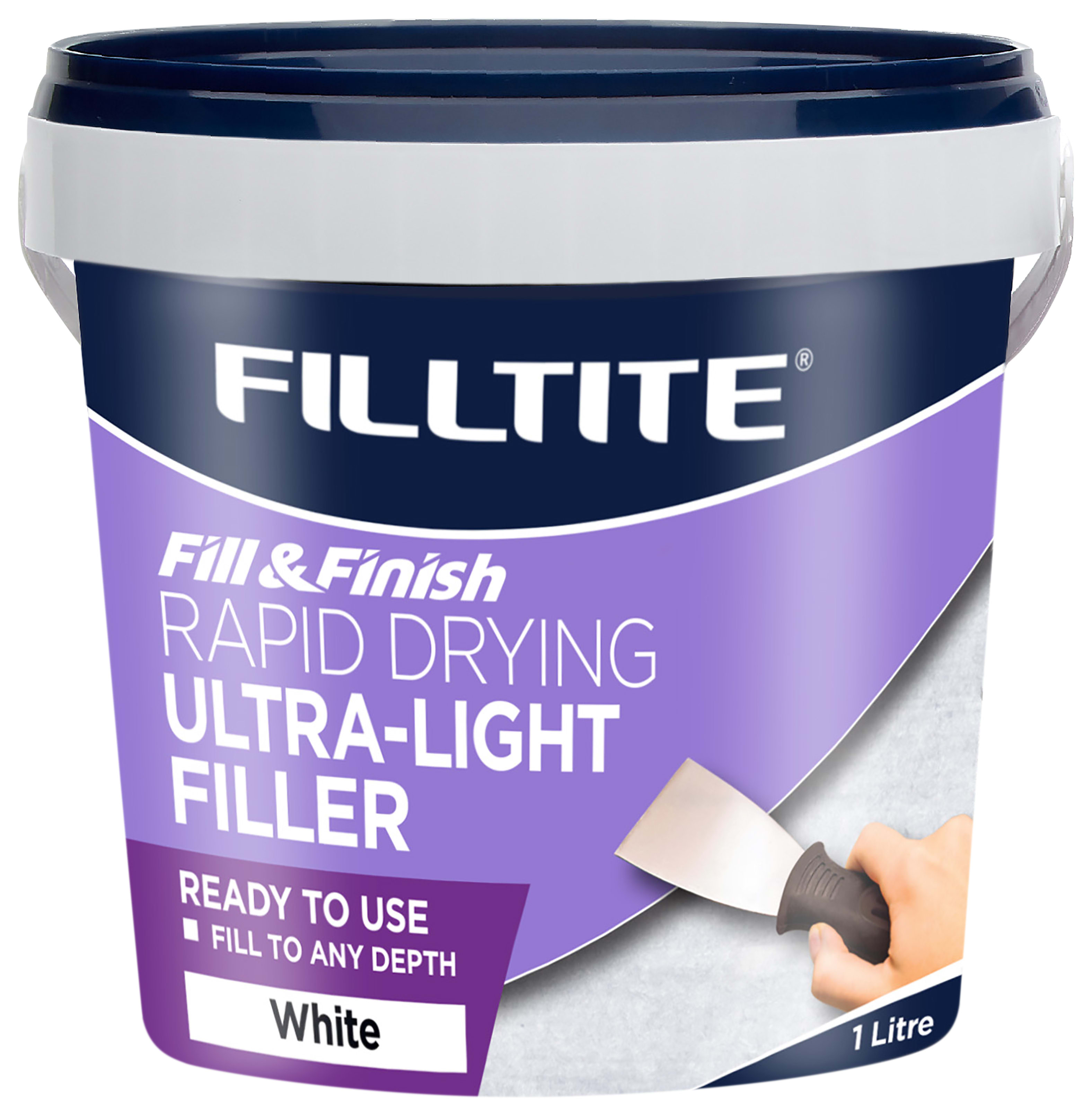 Filltite Rapid Drying UltraLight Filler 1L Wickes.co.uk