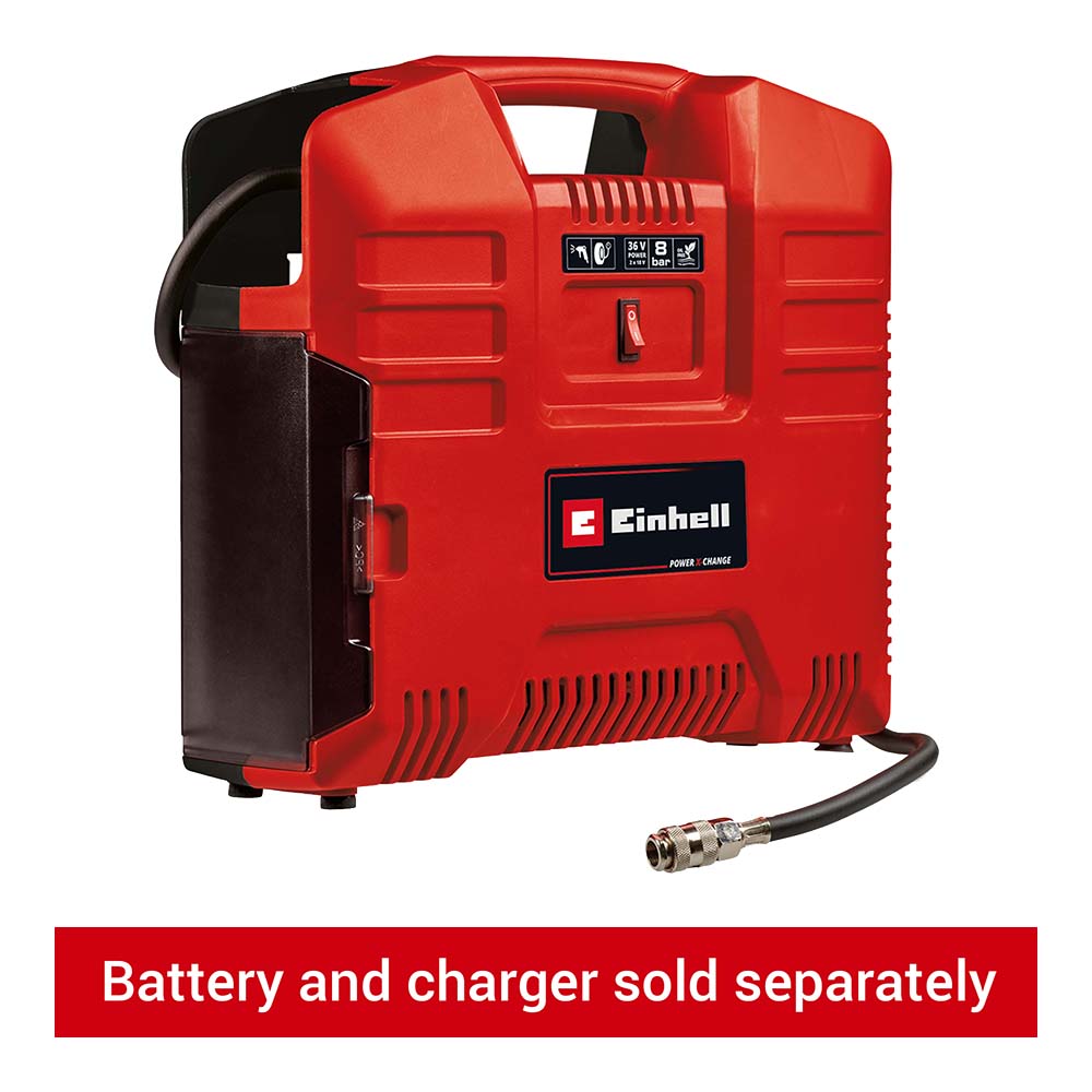 Einhell Power X-Change Cordless 36V Oil Free Cordless Air Compressor - Bare