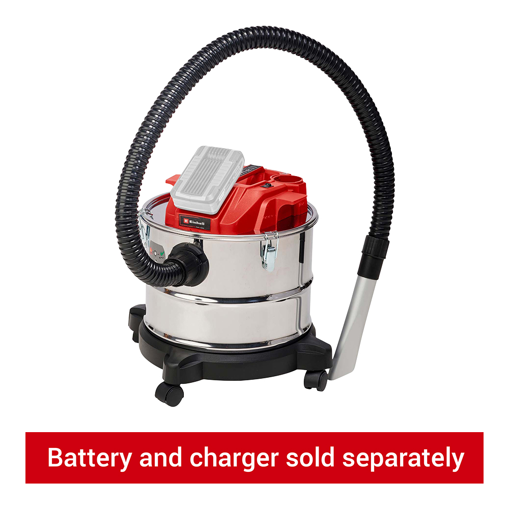 Einhell Power X-Change 18V Cordless 15L Ash Vacuum Cleaner - Bare