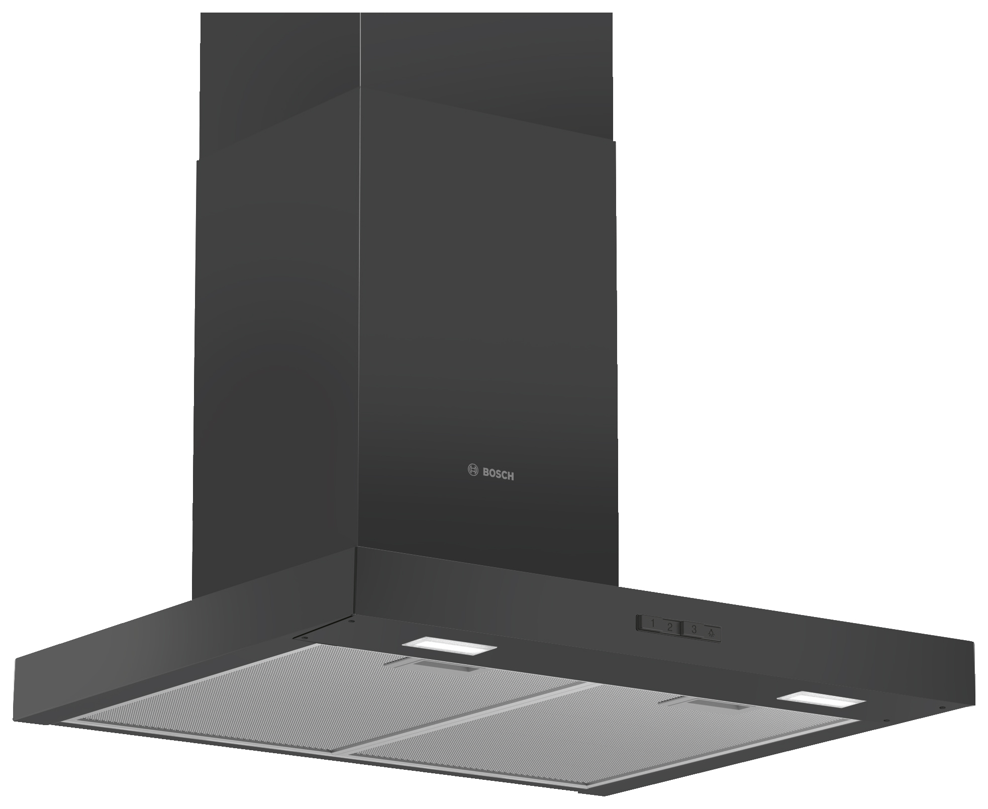 Bosch DWB66BC60B Series 2 60cm Chimney Cooker Hood - Black