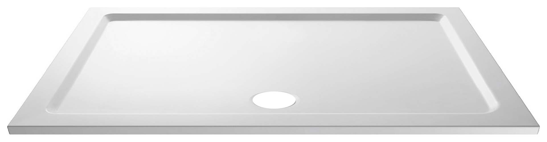 Wickes 40mm Pearlstone Rectangular Shower Tray - 1500 x 700mm