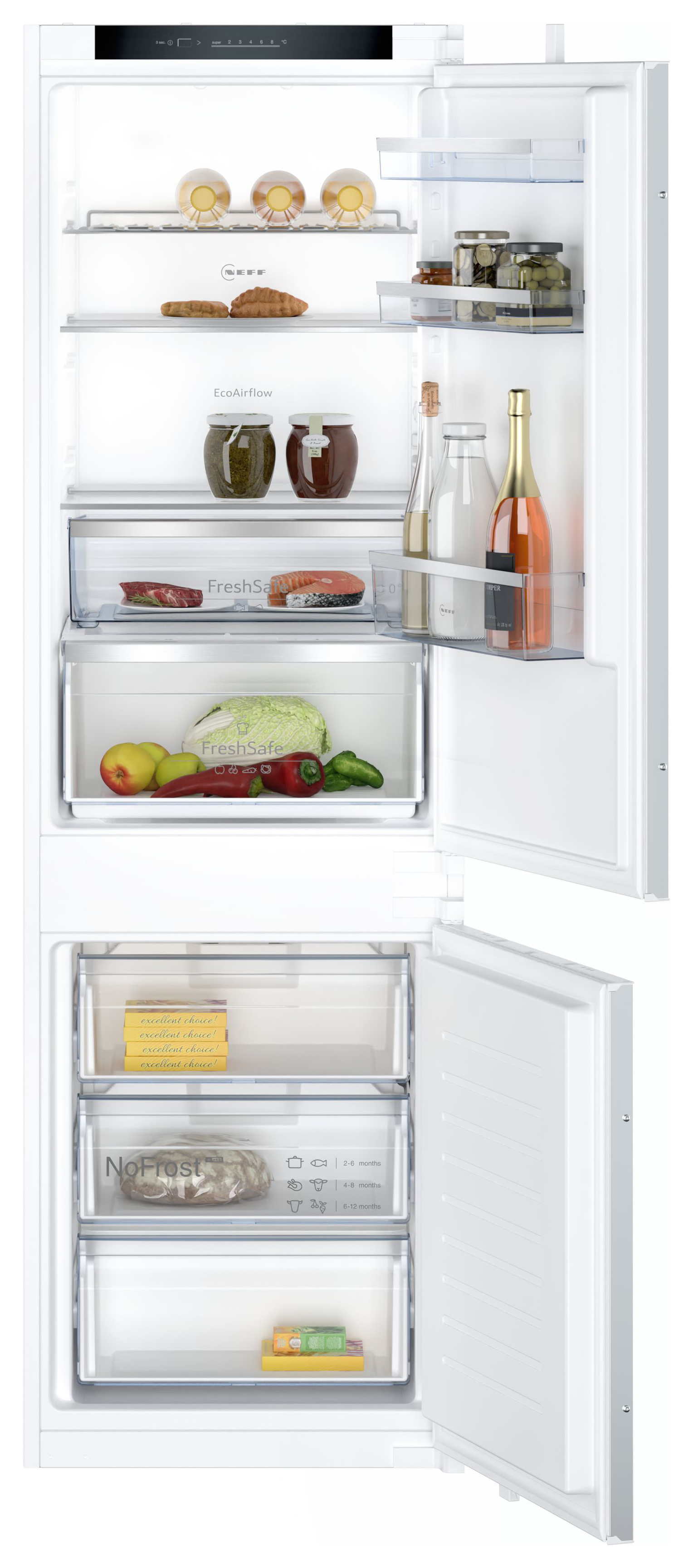 NEFF KI7862SE0G Integrated Fridge Freezer Wickes