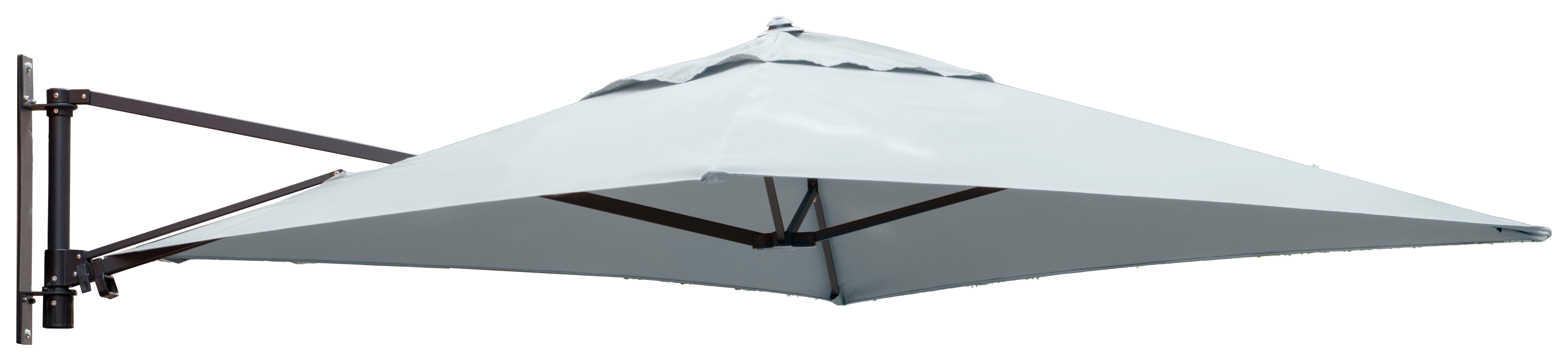 Norfolk Leisure Wall Mounted Cantilever Parasol with Cover - Grey-6285