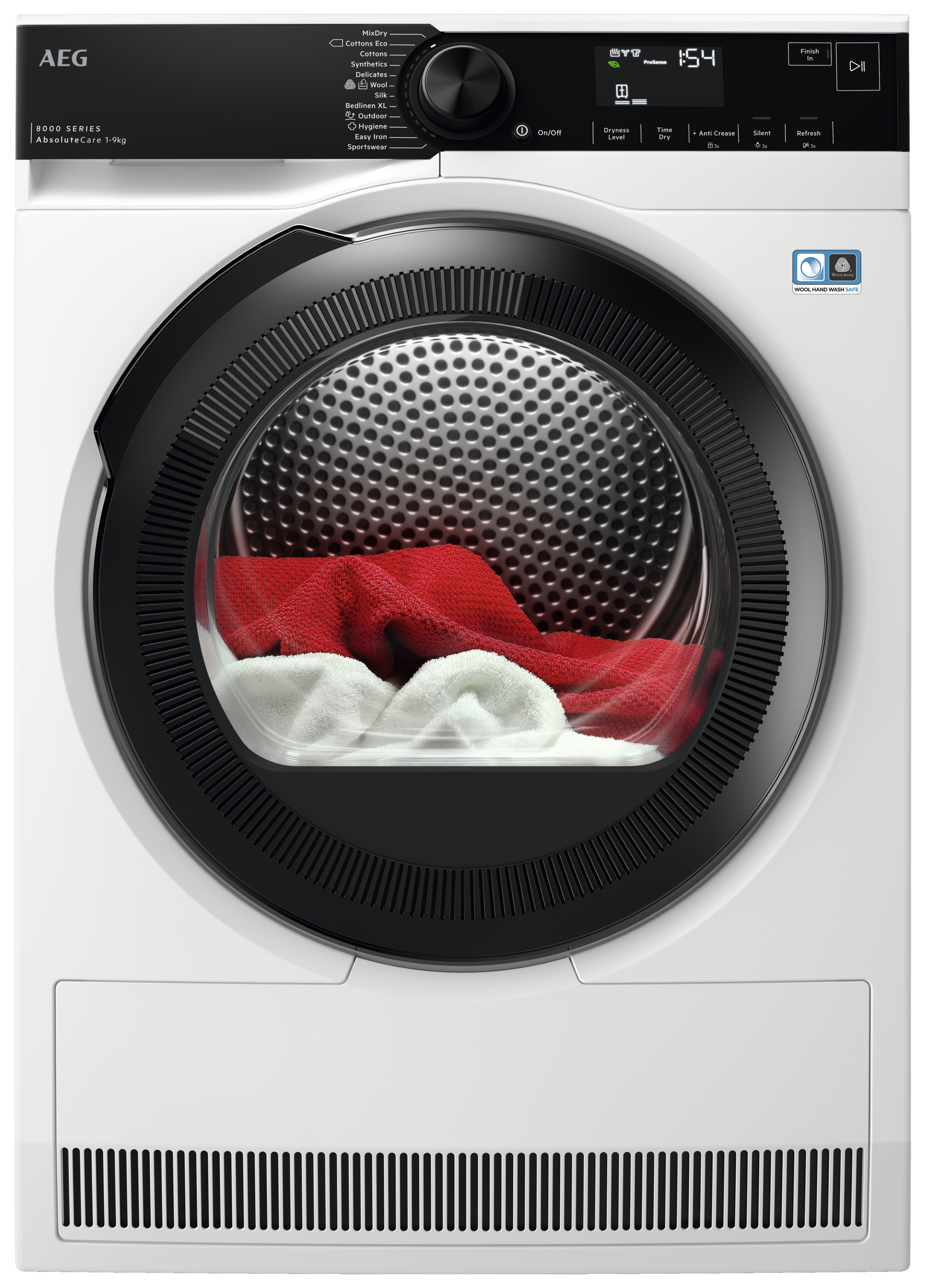 AEG TR849P4B Series 8000 Freestanding Tumble Dryer - White