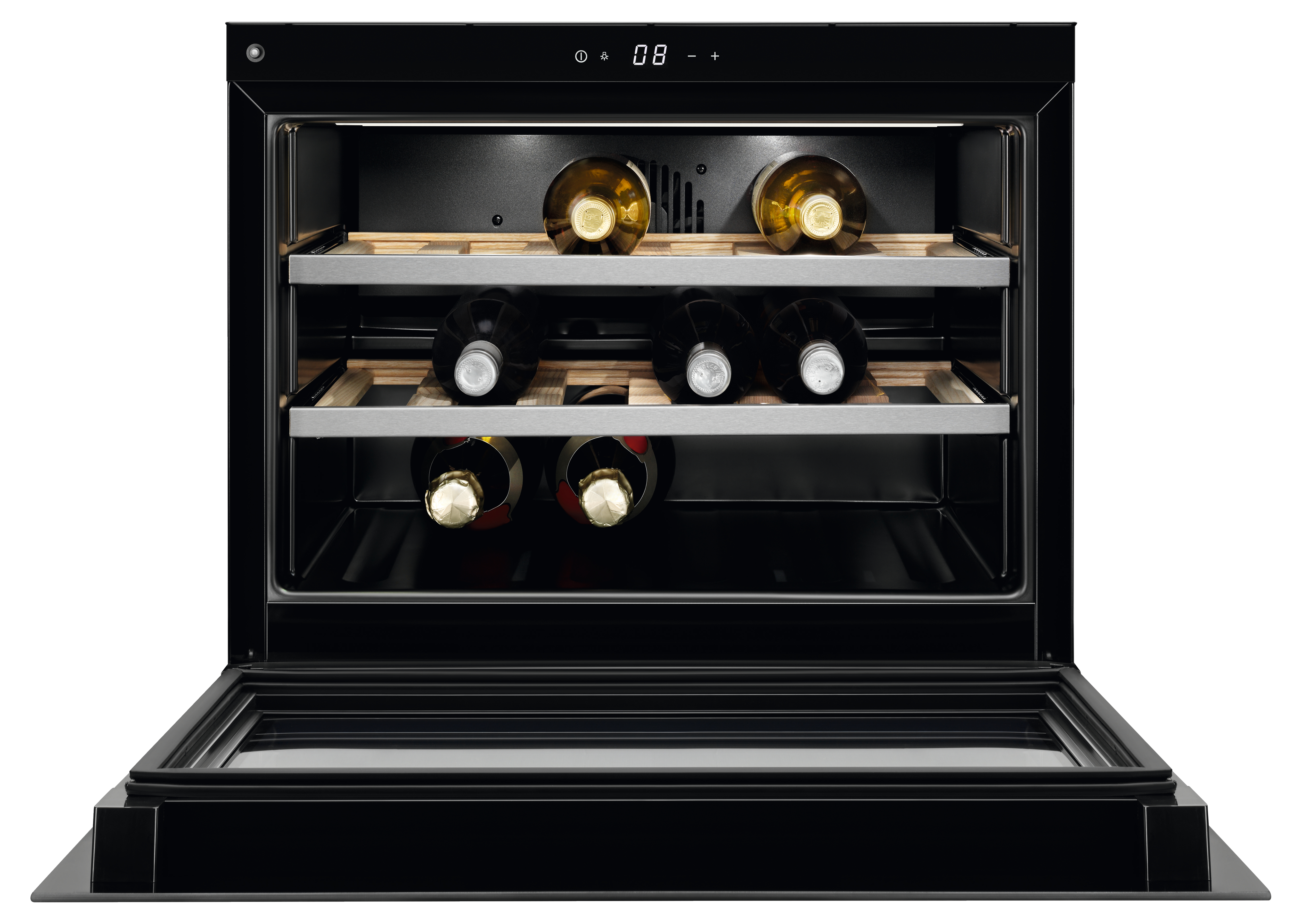 AEG KWK884520T Integrated Compact Wine Cooler - Black