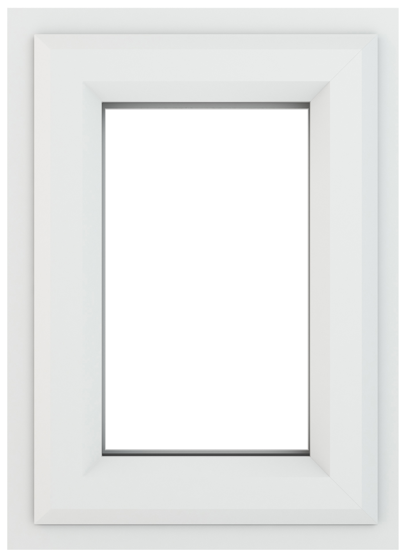 Crystal uPVC White Top Opener Clear Double Glazed Window - 440 x 610mm