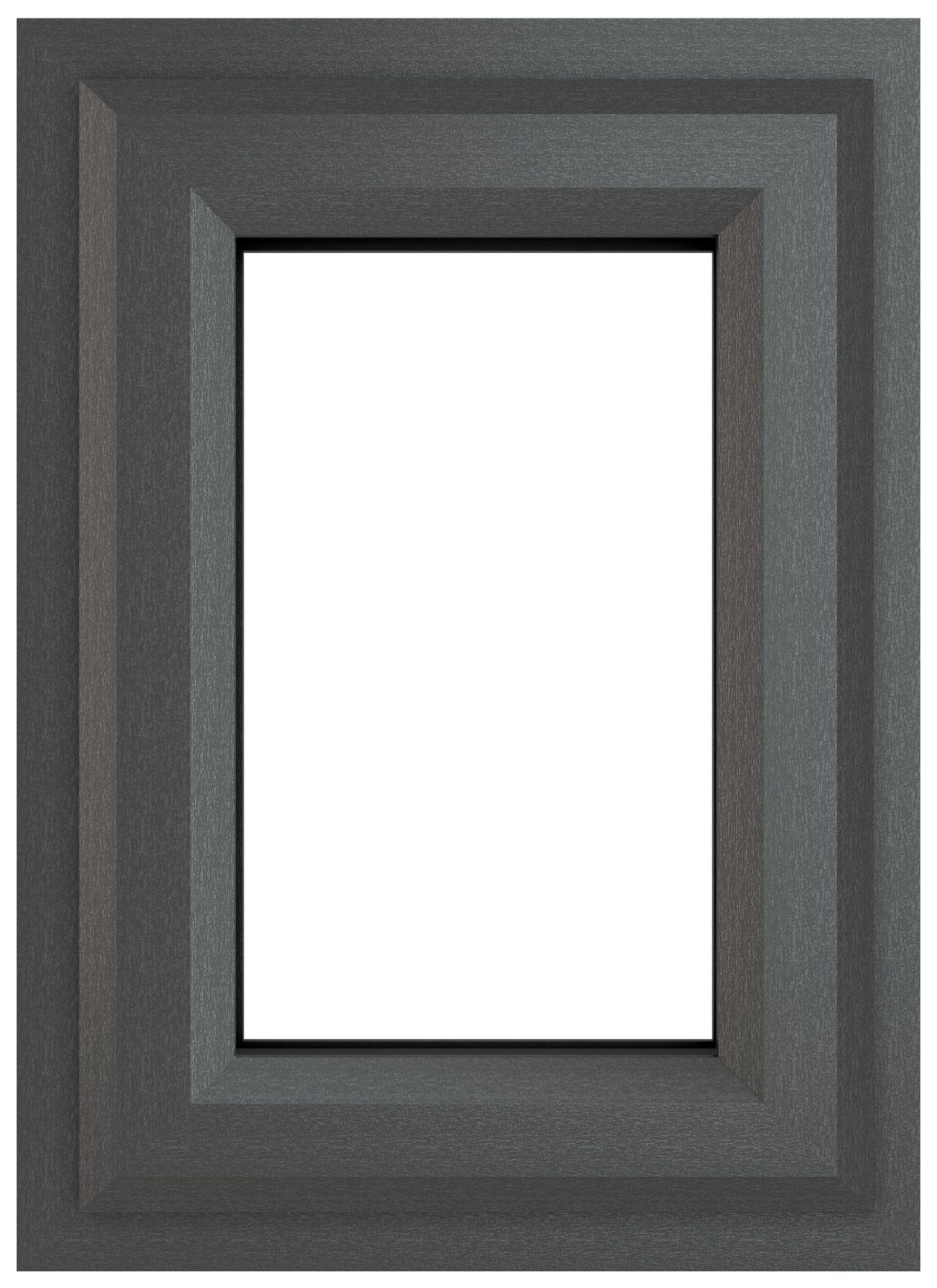 Crystal uPVC Grey / White Top Hung Clear